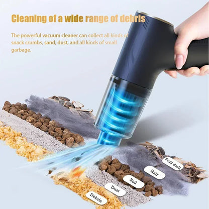 CENRR 980000PA Mini Car Vacuum Cleaner Cordless Powerful Wireless Car Cleaner HandHeld Portable Vacuum Cleaner Cleaning Machine