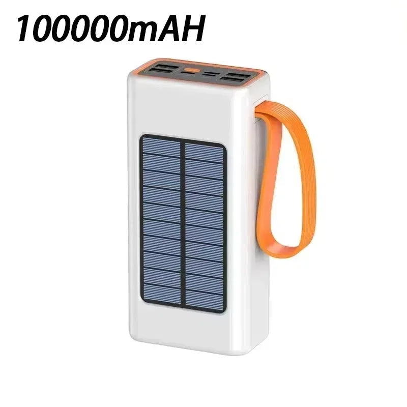 Lenovo 200000mAh Thicken Solar Jump Starter Big capacity Built-in Cables External Battery LED Light For iPhone Huawei Xiaomi