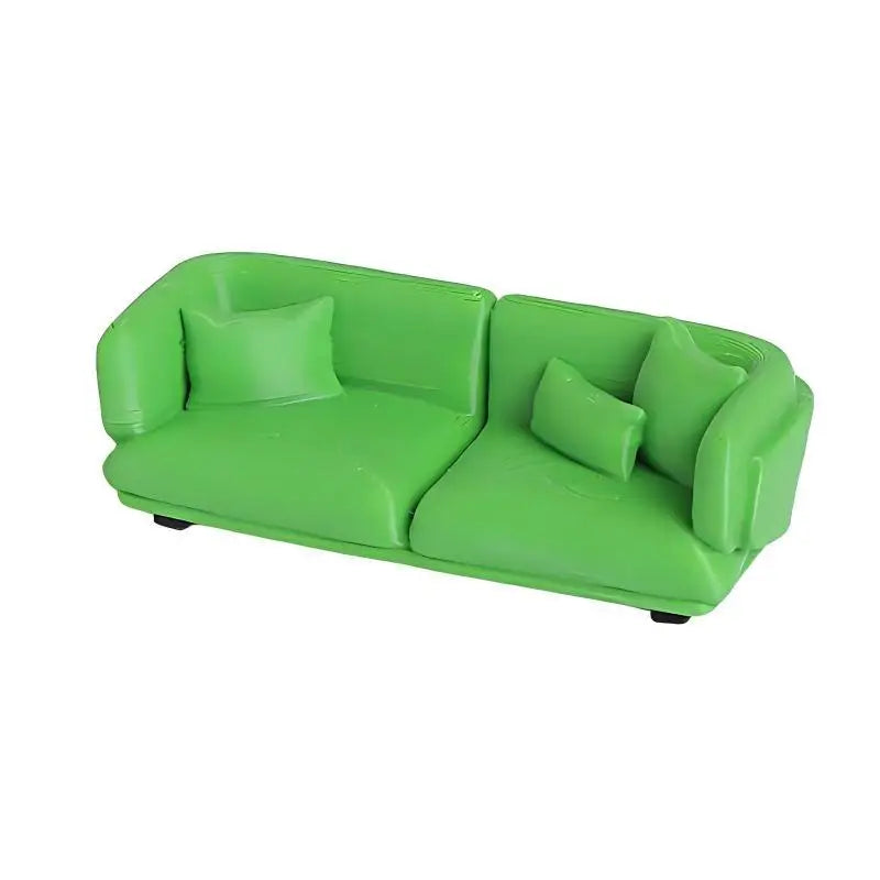 [DO]Dollhouse Living Room Furniture Decoration Dollhouse Simulation Cloud Sofa Model Dolls House Micro Scene Pretend Play Toys