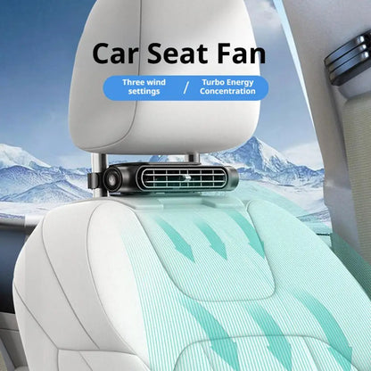 Car Seat Fan USB Charging High Power Backrest Pillow Car Fan Auto Summer Supplies Cooling