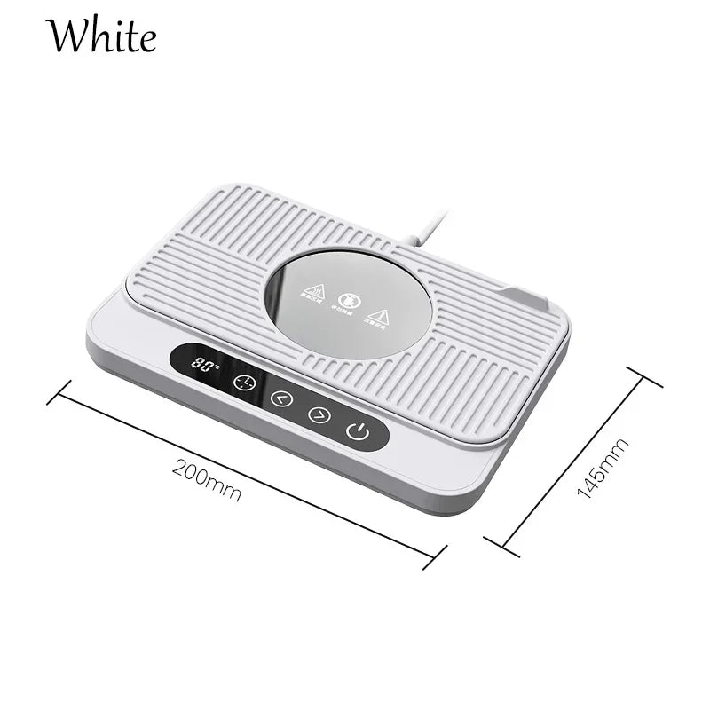 50W Cup Heater Mug Warmer Electric Hot Plate 9 Gear Temperature Warmer Coaster Heating Lunch Box Milk Coffee Home Office 220V