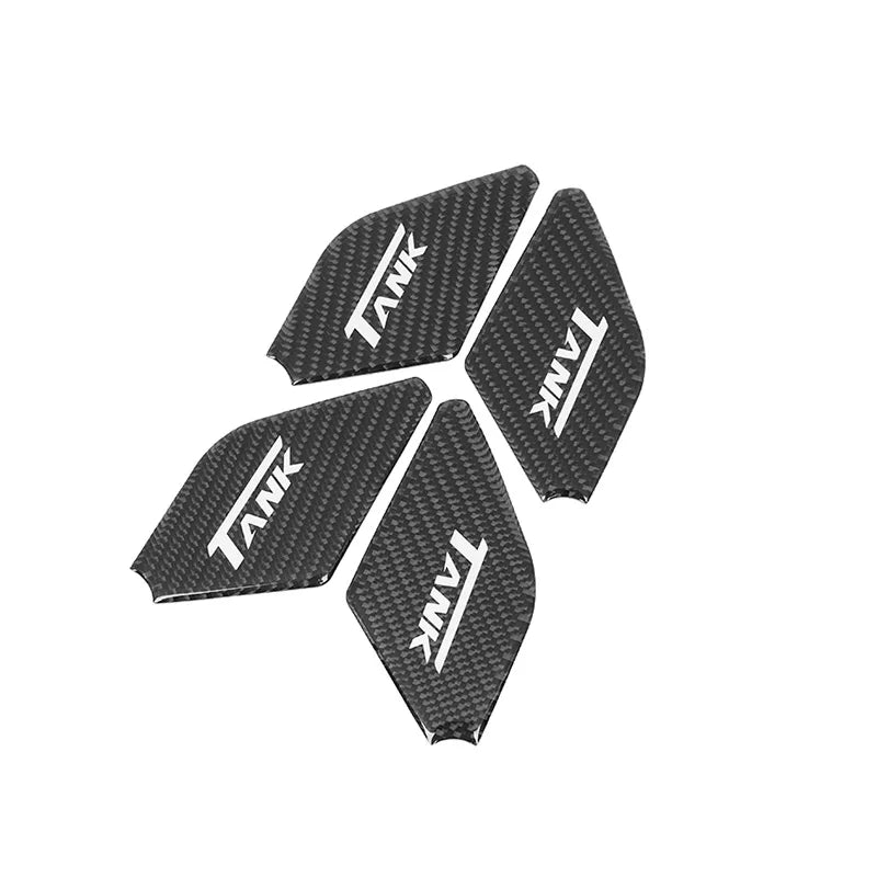 For Great Wall Tank 500 Inner Door Bowl Patch Protective Patch Carbon Fiber Decorative Patch Automotive Interior Supplies