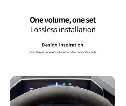 car steering wheel universal return to standard personality creative center line marking supplies Alcantara suede accessories