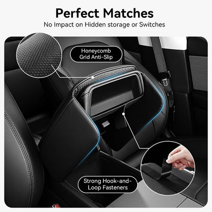 YZ For Tesla Model 3 Y YL Juniper Highland Armrest Pad Soft Case Center Console Box Cover Aanti-scratch 2026 Accessories