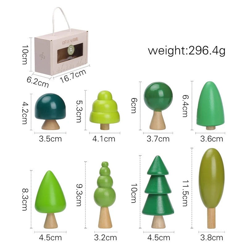 Puzzles Educational Game Montessori Baby Balance Beam Game Toys for Children Nordic Style Wooden Building Blocks Toys for Kids