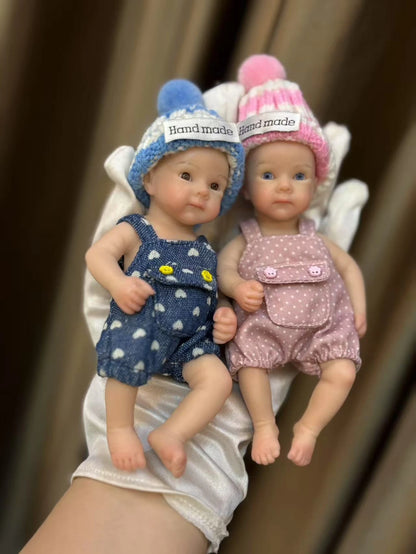 Aizwa1 6 Inch Bettie Silicone Reborn Doll Girl Or Boy Handma bebe reborn de silicona Newborn Doll For Birthday Gifts