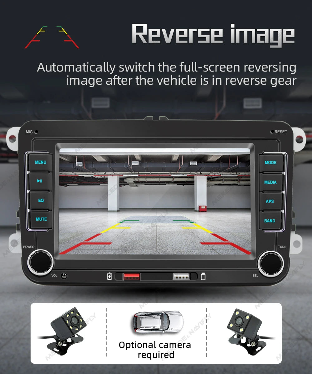 MEKEDE Android Autoradio For Volkswagen Passat b6 b7 golf 5 6 Polo Jetta Skoda Car Radio Multimedia PlayerGPS WiFi RDS Carplay