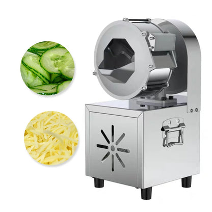 Commercial Electric Vegetable Dicing Machine Radish Carrot Potato Onion Granule Slice Cube Cutting Machine Home Food Processor