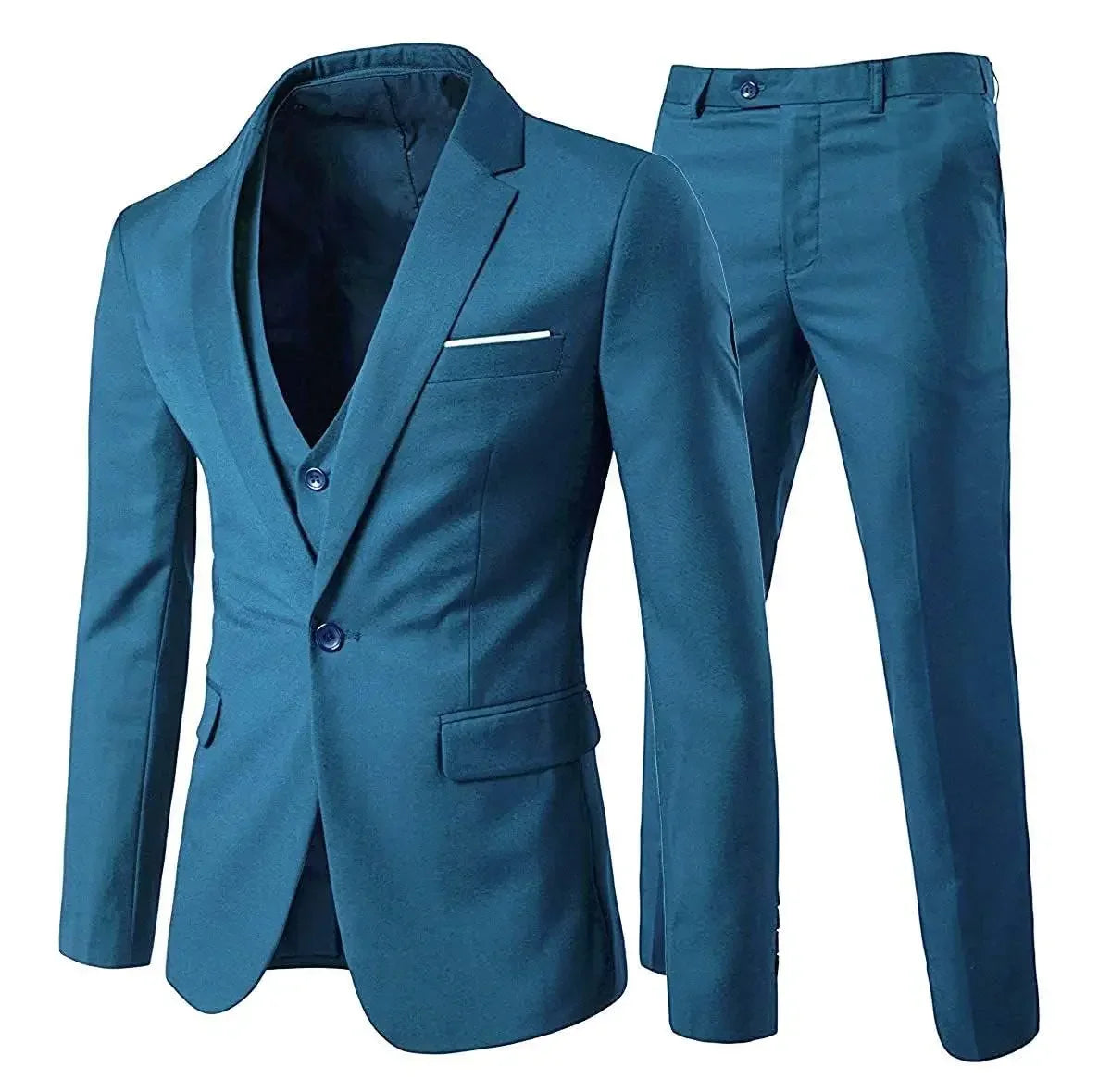 Elegant Men Suits For Wedding 3 Pieces 2 Set Jackets Vest Pants  Blazers Outfit Business Classic Full 2024 Formal Costume