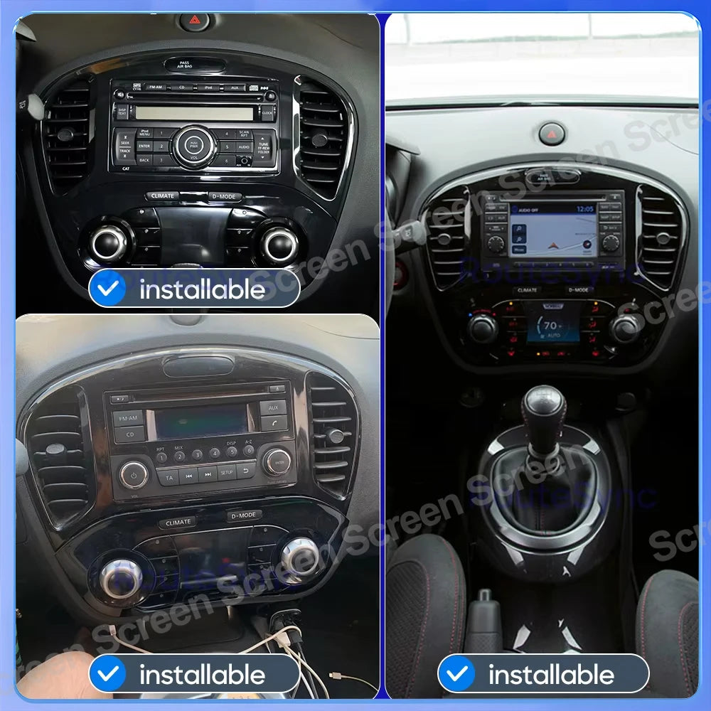 For Nissan Juke Yf15 2010 2011 2012 2013 2014 Carplay Auto 5g+wifi Gps Car Radio Navigation Multimedia Video Player Stereo Bt