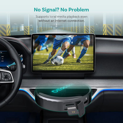 OTTOCAST P3 Pro Android Car Box Smart Car System for Car with AI Voice Assistant Cloud SIM 4G Dual Screen Fast Wireless Connecti