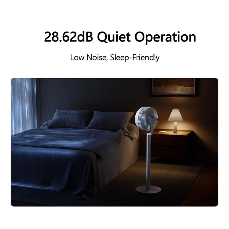 MIJIA Smart Inverter Circulating Fan Pro,3D Automatic Rotation,Supports Type - C Mobile Power Supply,CN Version With Adapter