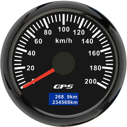 30/60/80/120/200 Km/h GPS Speedometer 52MM Car Truck Speed Gauge Meter With GPS Antenna With 7 Color Backlight 9-32V