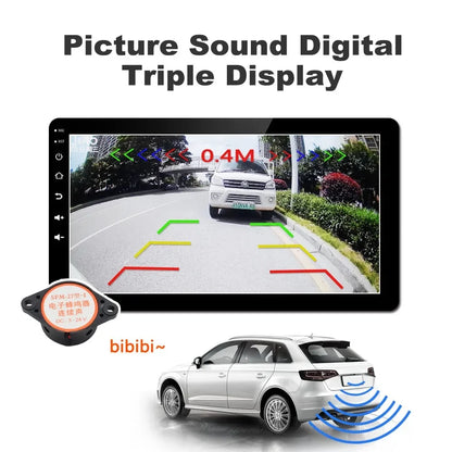 Parking Assistant System Waterproof 170°Radar Detector Sensor2in1 Sound Alarm Car Reverse Backup Rear View Camera Night Vision