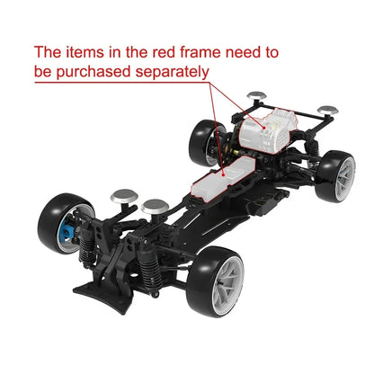 3Racing Sakura D6 SPORT RWD KIT 1/10 RC Electric Remote Control Model Car Professional Drift Racing Adult Children's Toys