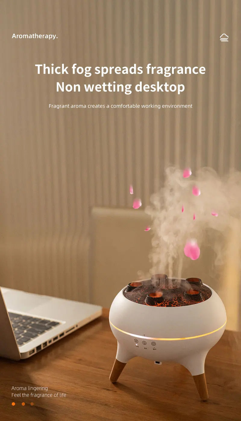 Jellyfish Aroma Humidifier Aromatherapy Diffuser Creative Ultrasonic Essential Oil Diffuser Remote Control Mist Humidifier