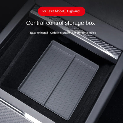 for Tesla Model Y YL Juniper 2025 Center Console Storage Tray Armrest Box Organizer Box Tesla Model 3 Highland 2024 Accessories