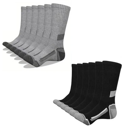 12Pairs of MEN'S Sports Socks, Sweat Absorbing, Comfortable and Breathable, Suitable for Basketball Training and Outdoor Running