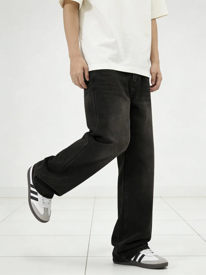 Baggy Black Y2K Jeans Unisex For Man Drip Original No accessories or belts included