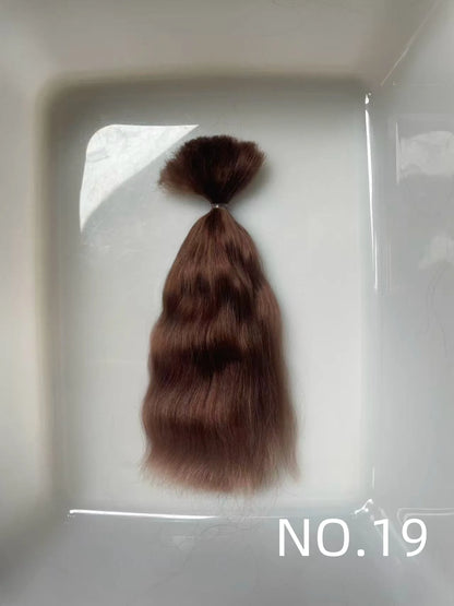 witdiy/23-26cm/mohair doll hair/organic hair/mohair hair bundles/Schengen hair/reborn doll wig/Blythe hair/mohair wig