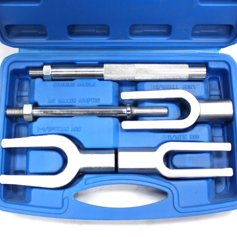 5Pcs Fork Crowball Head Removal Tool Car Ball Head Extractor Steering Arm Tie Rod Ball Head Remover Puller