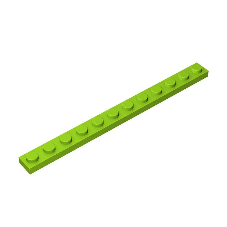 200pcs MOC Plate 1 x 12 Compatible 60479 Assembles Particles Building Blocks Parts DIY block bricks Tech Parts Toys