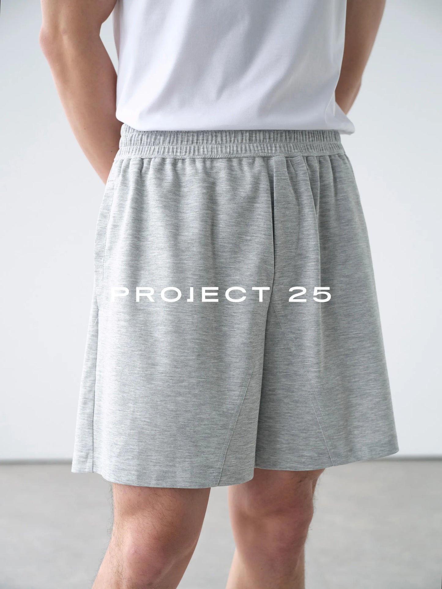 PROJECT 25 Men's 5-Point Shorts Lyocell SORONA Blend Cool Antibacterial Breathable Elastic Waist Sports Casual Summer New