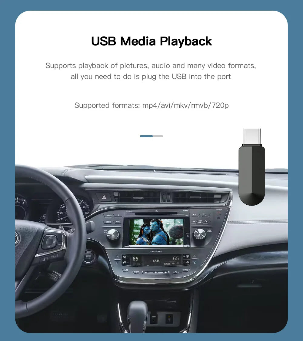 Wireless Carplay Android Auto module For TOYOTA CH-R Corolla Camry Auris prius RAV4 Avensis Highlander car play box Car decoder