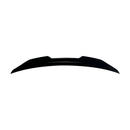 PSM Style For Audi A4 S4 B8 2009-2016 Car Rear Tail Trunk Roof Spoiler Body Kits Tail Wings Gloss Black / Carbon Fiber Look