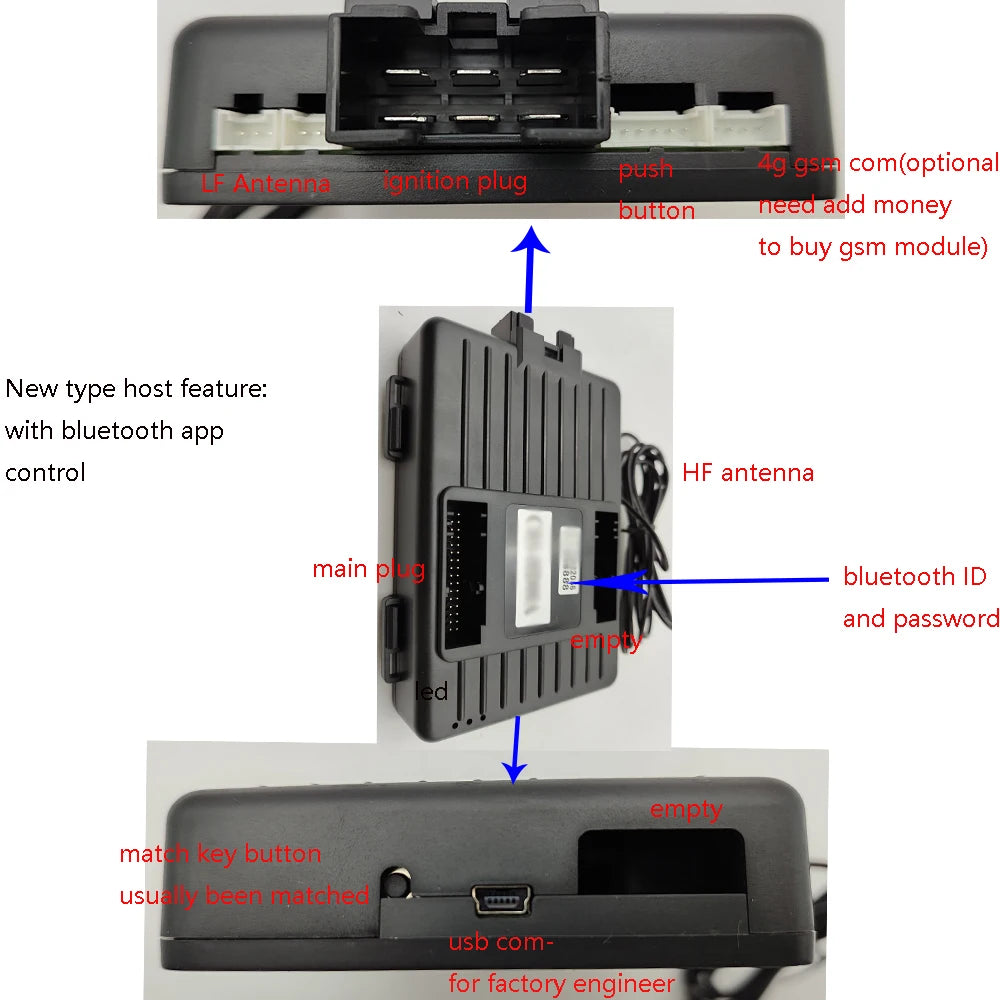 For Audi A4 Q5 S5 A5 2008-2017 Original Car without Push Start Upgrade Push Start Remote Start Keyless Entry Eystem Plug Play