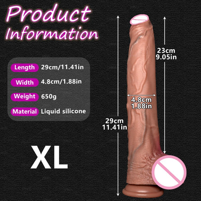 Realistic 5 Sizes Big Dildo Silicone Suction Cup Huge Penis Couples Masturbation Soft Cock Woman Man Anal Adult Sex Toy