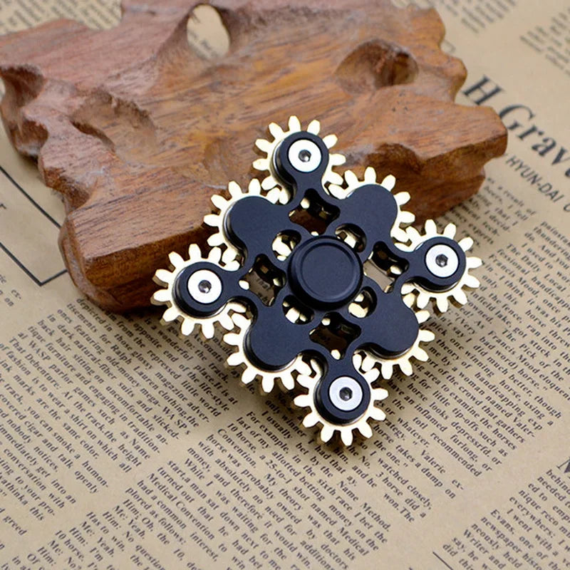 9 Gears Hand Spinner High Quality Metal Fidget Spinners R188 Smooth Bearing Adult Stress Relief Toy Anti Stress Fidget Toys