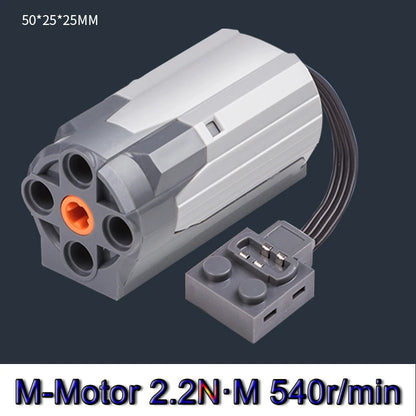 Technical Electronic Building Block MOC Refit Accessories Micro-motor RC Power Functions Parts Creative DIY Car Bricks Kids Toys