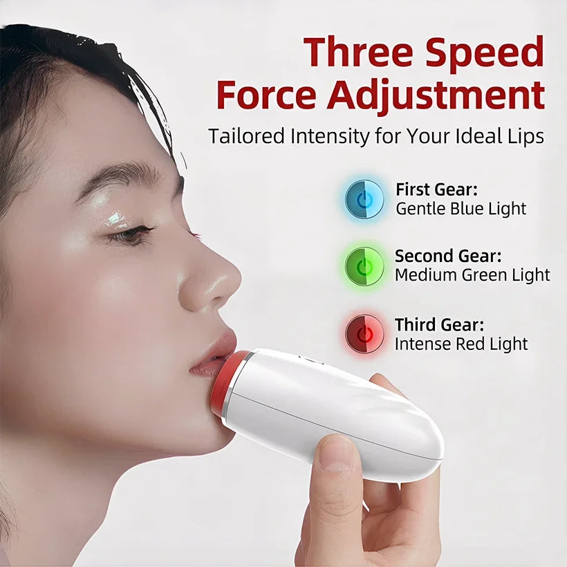 Electric Lip Plumper Device Professional Lip Enlarger with Suction for Fuller Lips Plumper Sexy Bigger Thicker Plump Portable