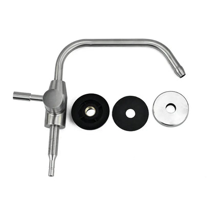 Universal 304 Stainless Steel Water Filter Faucet,2 Points Crane Reverse Osmosis Faucet For Drinking Water Purifier
