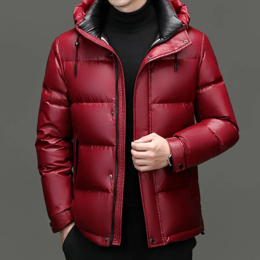 New arrival winter jacket 90% white duck down jackets men,mens thicken warm parkas winter down coat,autumn hooded parkas men