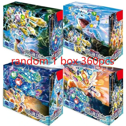 360 Pcs/Box Pokemon Card SCARLET&VIOLE 151 Astral radiance Evolutions Ultra Prism English Booster Battle Transaction Card