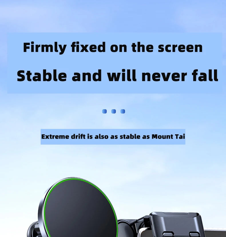 TEEQ for BYD Atto3 Dolphin Seal U DM-i Song Plus Car Phone Holder Mount Adjustable Magnetic Car Phone Support Frame Accessories