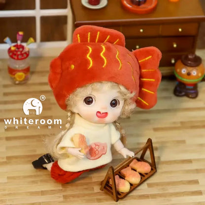 Mini Ob11 Bjd Doll Accessories Obitsu 11 Clothes Dolls For Girls Boy Toys Baby Kawaii Anime Toy Cute Items Miniature Costume