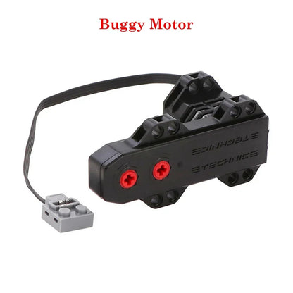 MOC Power Functions Parts Technical Servo Train Buggy M Motor 8883 Modified IR Remote Power Group Sets Lithium Battery Box 9686