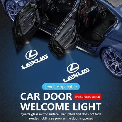 LED Projector Lamp Car Door Welcome Ghost Shadow Lights For Lexus RX ES GX LS LX IS GS RC UX ES200 ES250 ES260 ES300 RX300 RX270