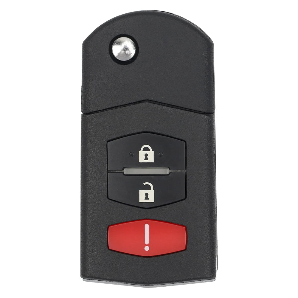 Okey Remote Flip Car Key 315Mhz 4D63 AFTS Chip For Mazda 2 3 5 6 8 CX-7 CX-9 MX-5 BGBX1T478 SKE125-01 Fob 3/4 Buttons