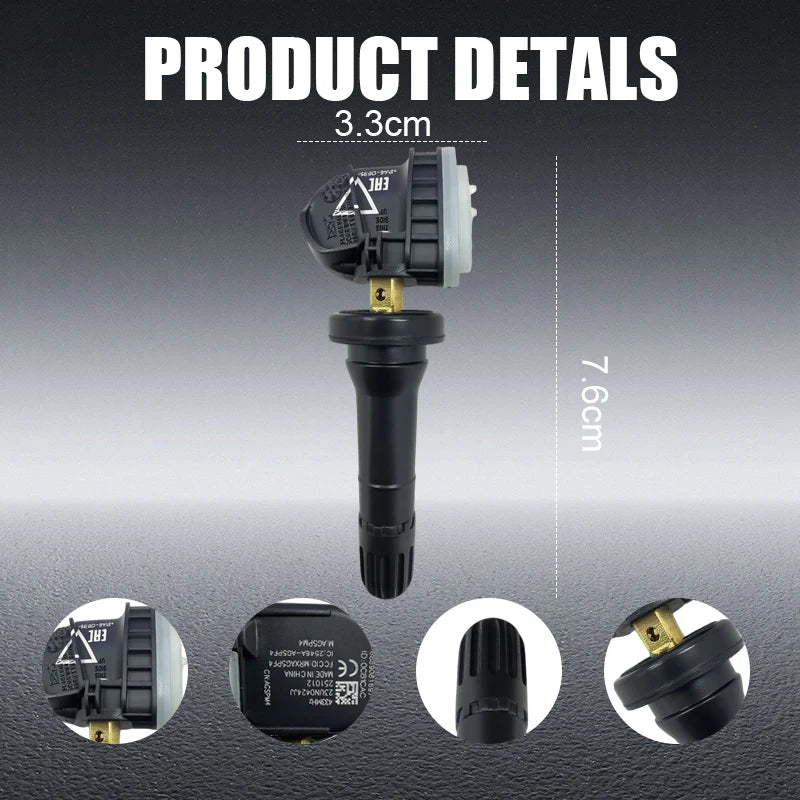 1/4PCS Tire Pressure Monitoring Sensor TPMS 8889081697 For Geely ZEEKR Lynk Co Volvo Smart Compatible With 80002489 433MHz