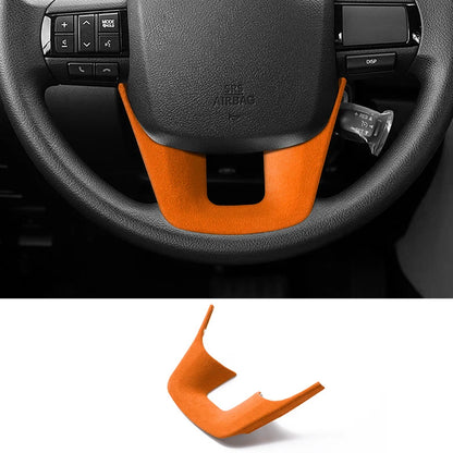 Made of Alcantara For Toyota Hilux / Fortuner Standard Sport Version Car Steering Wheel Boot Cover Interior Tuning Accessories