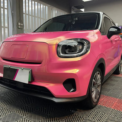 Car Sticker Wrap Film Diamond Gold Pink Auto Color Change Vinyl Film PVC Sticker PET Bubble Free Wrapping Car Accessories