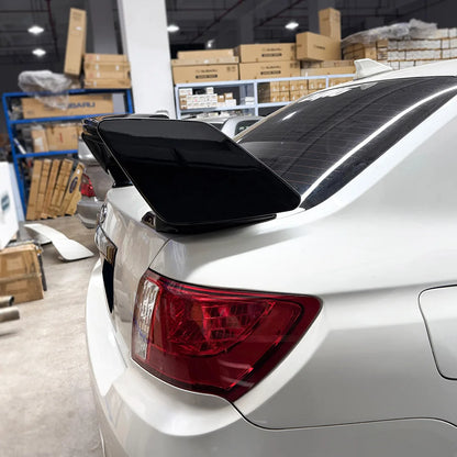 Car Rear Trunk Wing For Subaru Impreza WRX STI 2008 To 2014 Spoiler Tail Fin Decoration Body Kit Accessories Tuning Exterior
