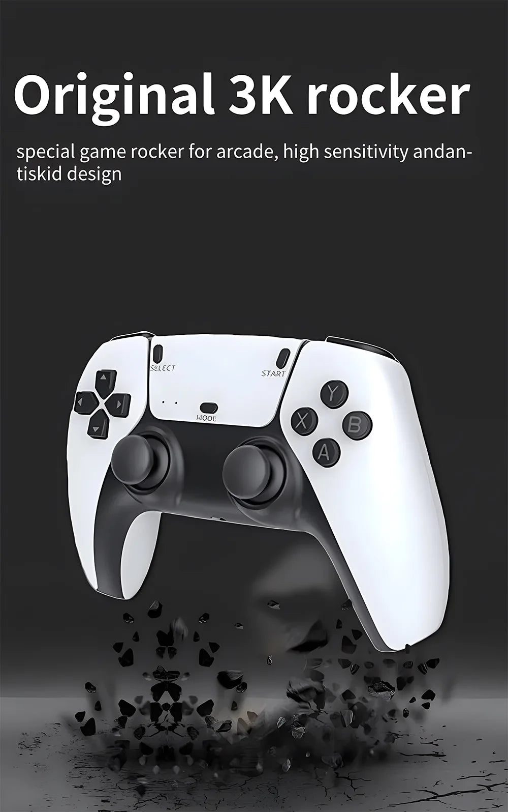 M15 4K game console home mini video game 64G retro console 128G player HD video game stick 2.4G dual wireless control PS1 gift