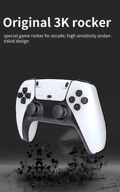 M15 4K game console home mini video game 64G retro console 128G player HD video game stick 2.4G dual wireless control PS1 gift