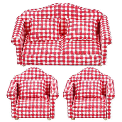 1:12 Mini Cute Dolls Sofa Pillows Set Simulation Dollhouse Furniture Toys Miniature Doll House Accessories Children Toys Gift