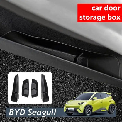 for BYD Dolphin Surf Dolphin Mini ATTO 1 Atto1 Seagull 2026 2025 2024 Car Door Gate Slot Storage Box Interior Accessories